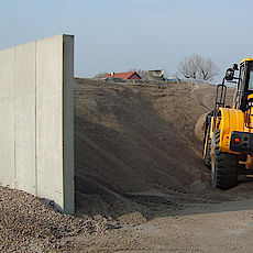 Fahrsilowand Fahrsilowand