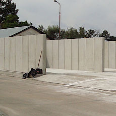 Fahrsilowand Fahrsilowand