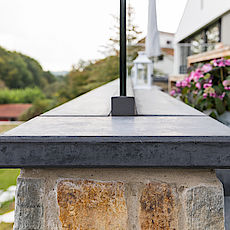 Mauerabdeckplatten aus Beton