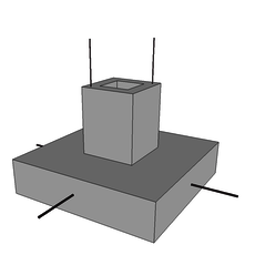 Zeichnung Köcherfundament Zeichnung Köcherfundament