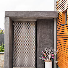 Eingangsbereich aus Beton