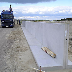 Fahrsilowand Fahrsilowand